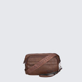 Pochette uomo in pelle PU Vegan PCL3048-BROWN Northampton Polo Club