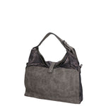Edera Elite Borsa a spalla da donna Vera pelle LK0247-GRIGIO Gave Lux
