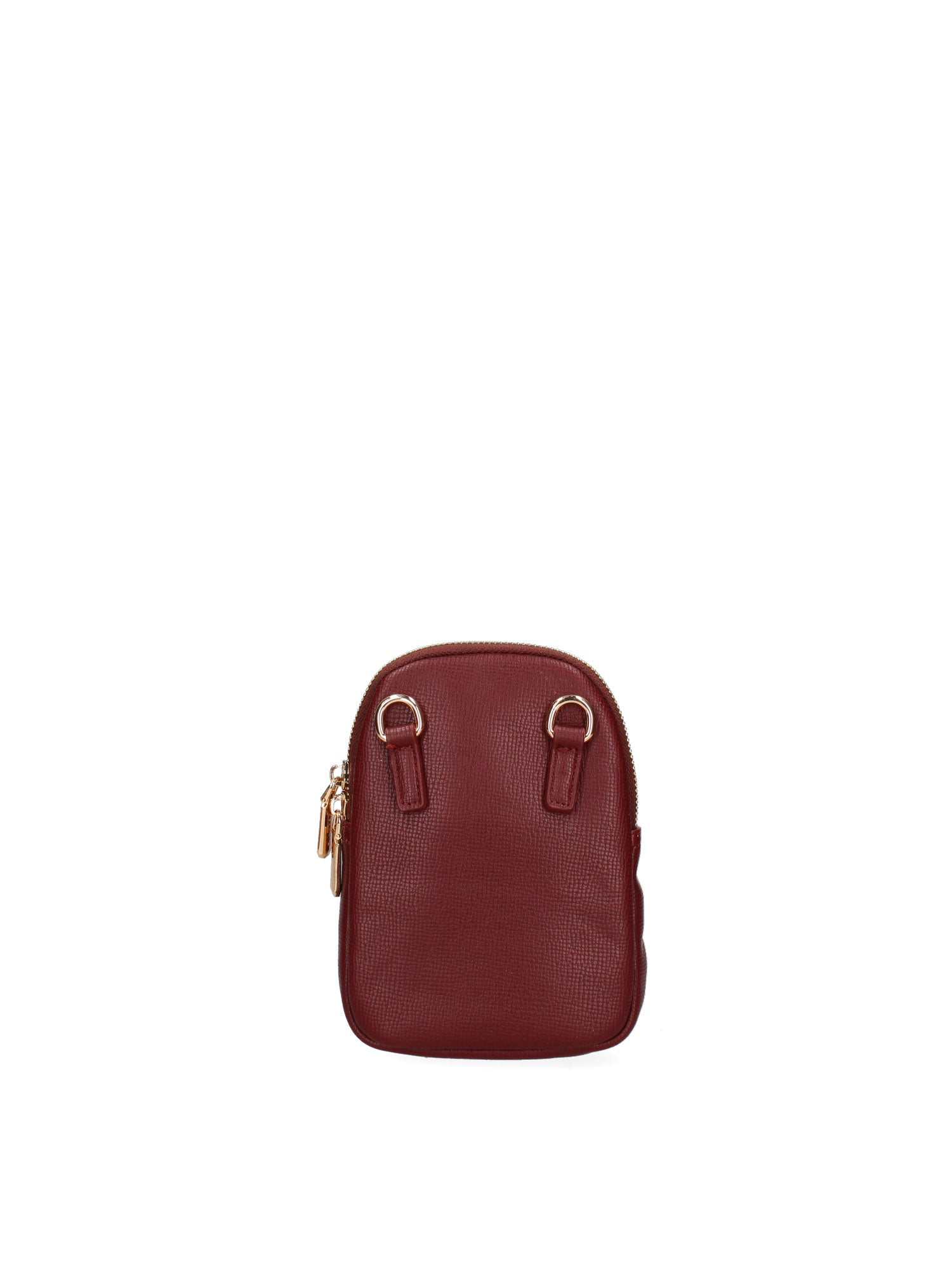 Borsa a tracolla donna Ecopelle e zip 601-1-BORDEAUX Diana&co