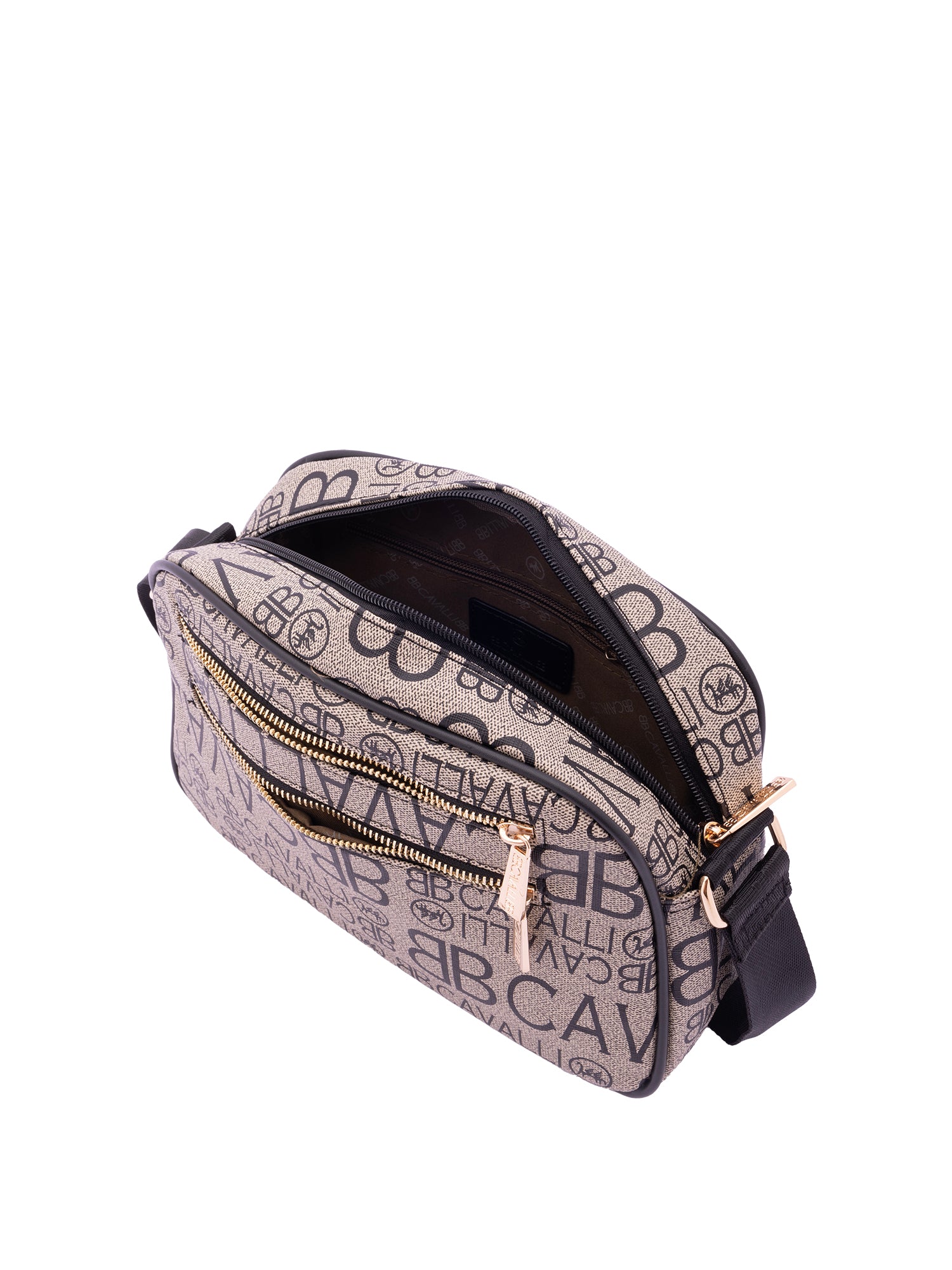 Borsa a tracolla da donna Ecopelle BC1362-NERO B Cavalli