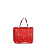 Florianne Borsa a tracolla da donna Vera pelle 1885-ROSSO Gave Lux