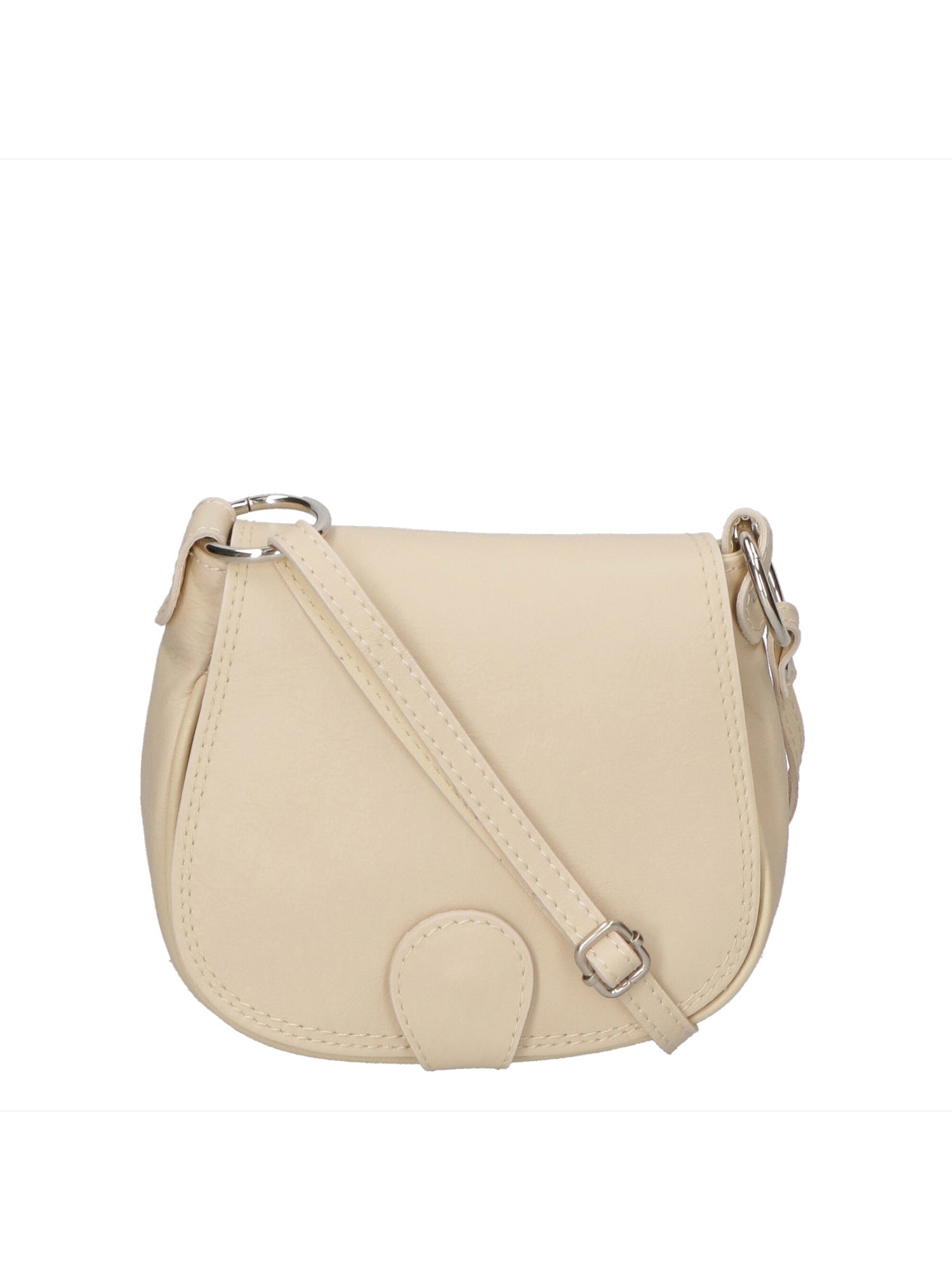 Bianca Borsa a tracolla da donna Vera pelle 10016 1020-S37 LATTE Gave Lux