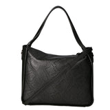 Aura Borsa a spalla da donna Vera pelle stampata lizard 05517-D28 NERO L022 NERO Gave Lux
