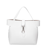 Liviana Borsa a mano da donna Vera pelle 07379-PL01 BIANCO Gave Lux