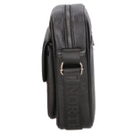 Borsa a tracolla uomo 100% PU Leather PCL3005-BLACK Northampton Polo Club