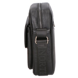 Borsa a tracolla uomo 100% PU Leather PCL3005-BLACK Northampton Polo Club