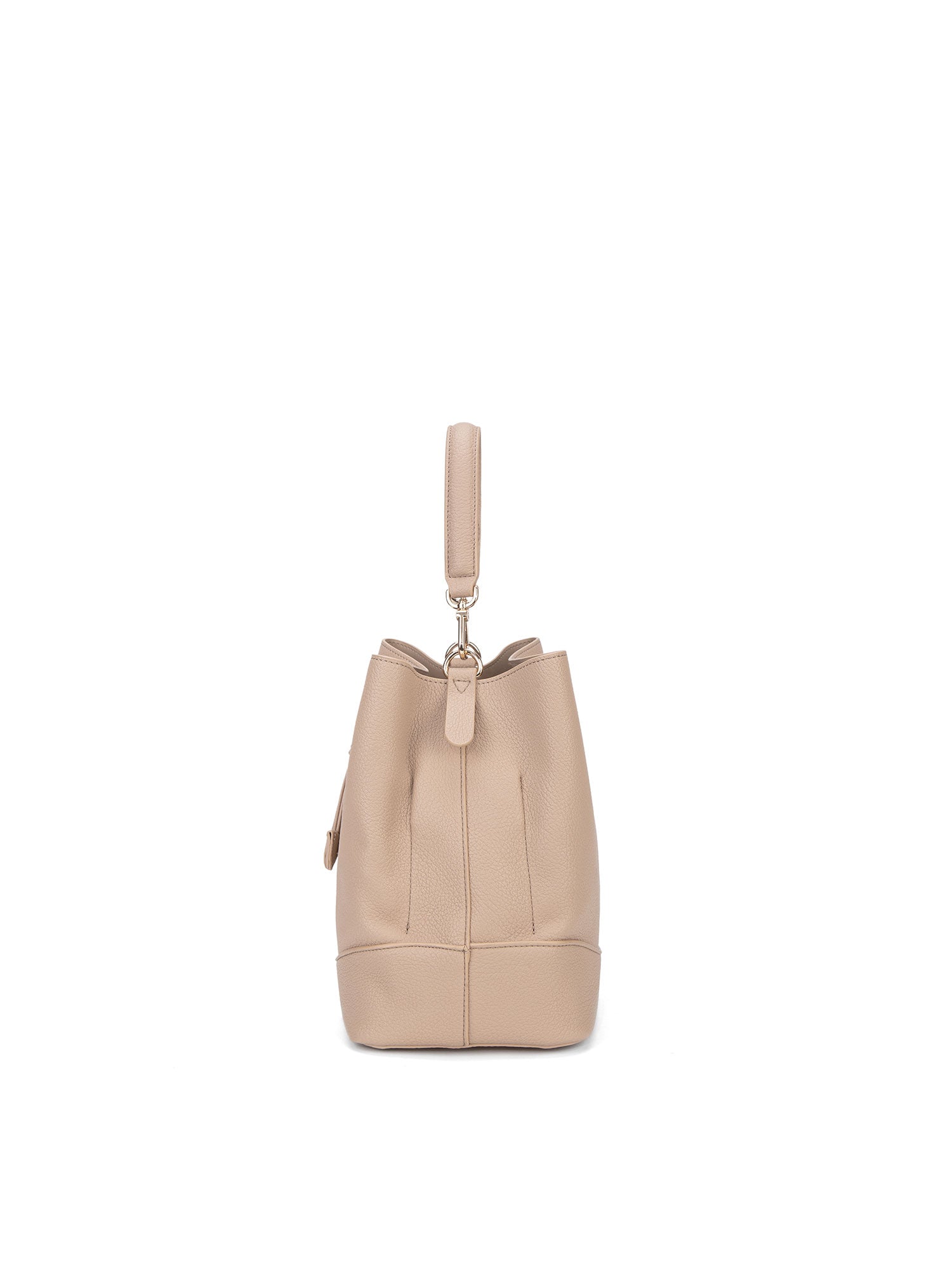Borsa a mano da donna 100% pelle vegana PU 741-1PT-LIGHT CREAM Diana&co