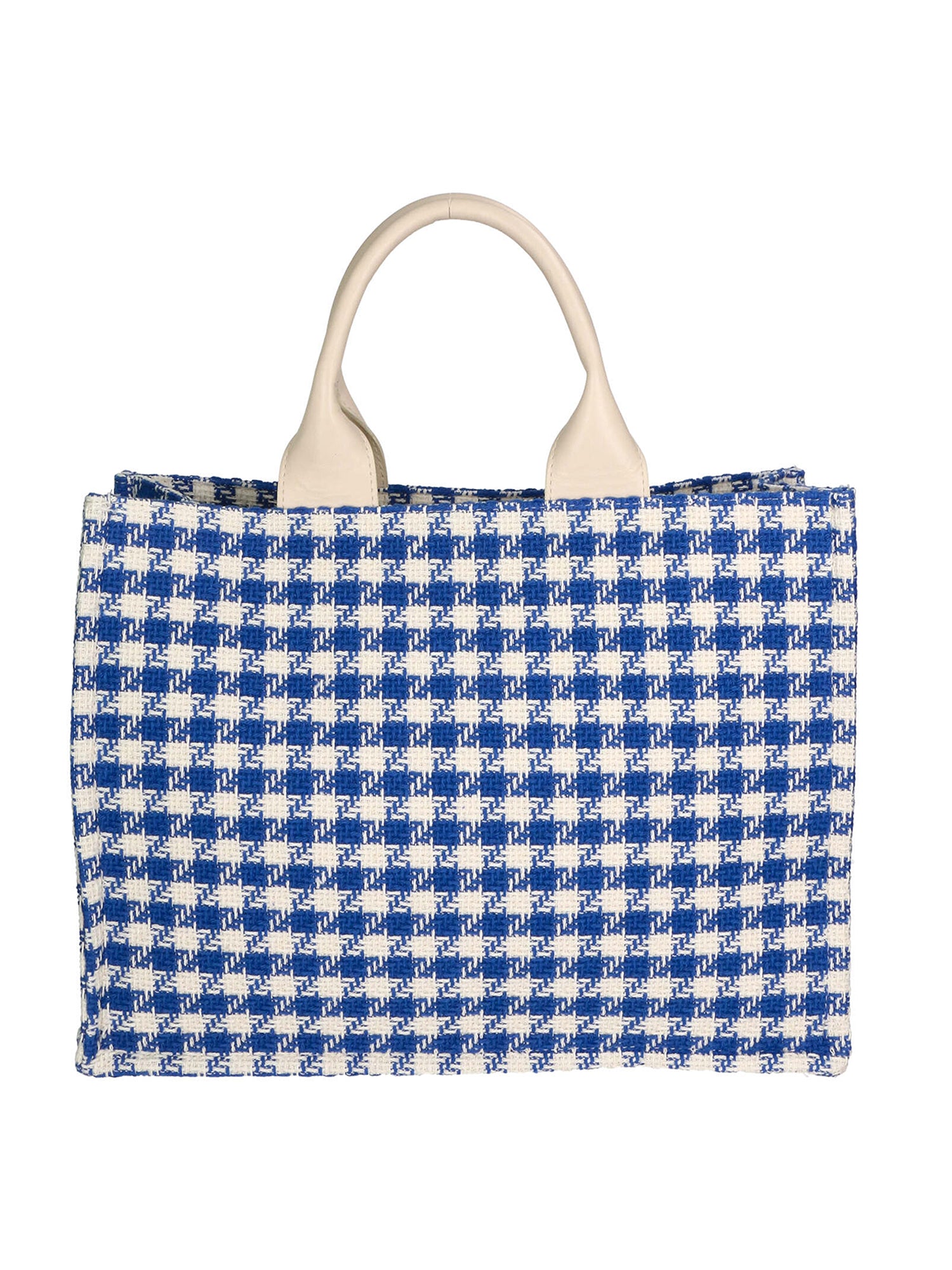Alicia Borsa a spalla da donna Cotone e pelle 05086-22 BLU ELETTRICO Gave Lux