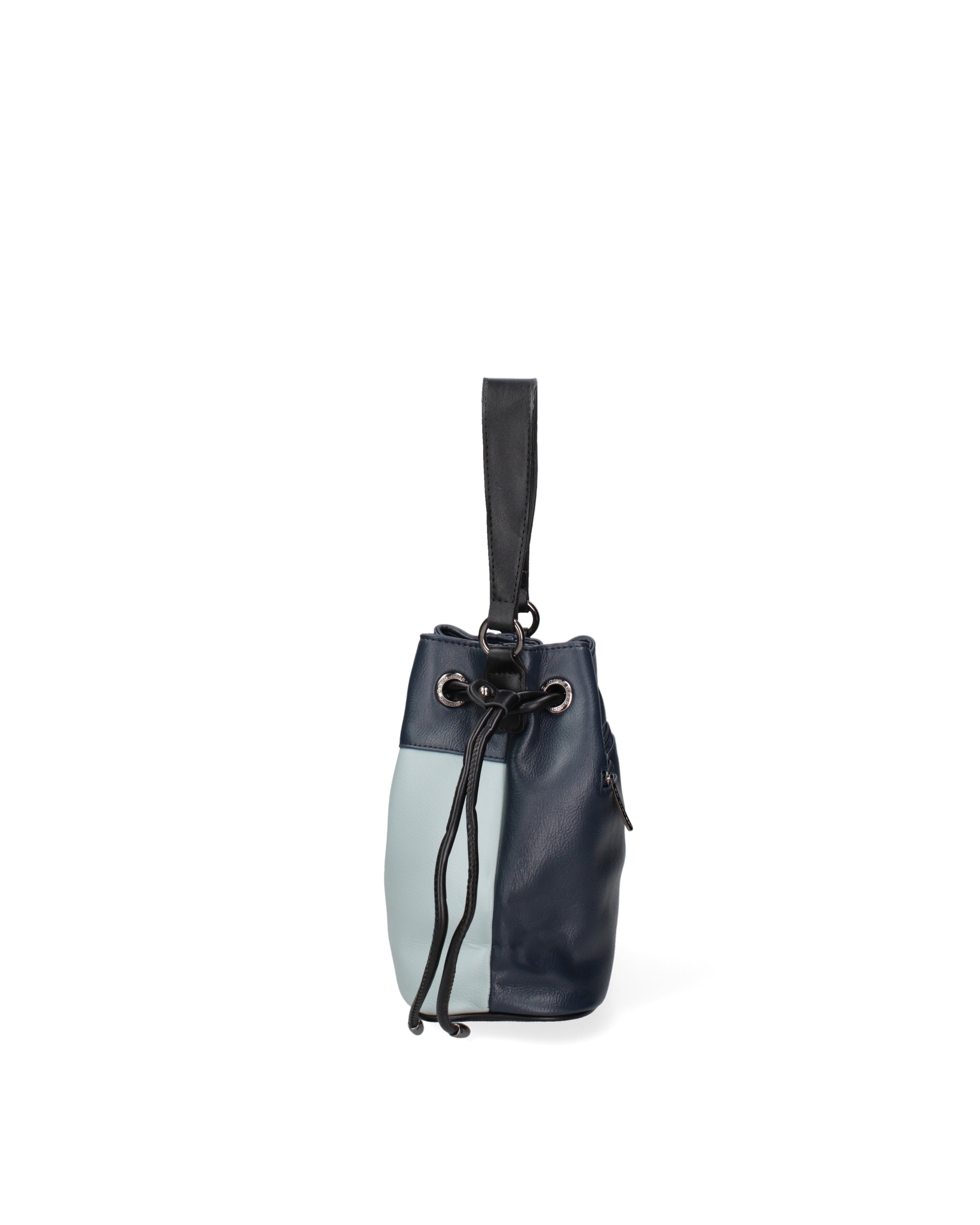 Borsa a secchiello da donna Ecopelle F6714-3-L. BLUE - BLUE David Jones