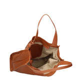 Seraphina Ultra Borsa a spalla da donna Vera pelle 3311-D44 CUOIO Gave Lux