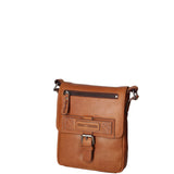 Borsa a tracolla da uomo Vera pelle HILB-6163-CUOIO Hill Burry