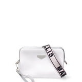 Borsa a tracolla da donna 100% Pvc FLAT-FLOWE-SILVER - SILVER Marc Ellis
