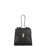 Borsa a mano da donna 100% pelle 07204-NERO Viola Castellani