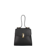 Borsa a mano da donna 100% pelle 07204-NERO Viola Castellani