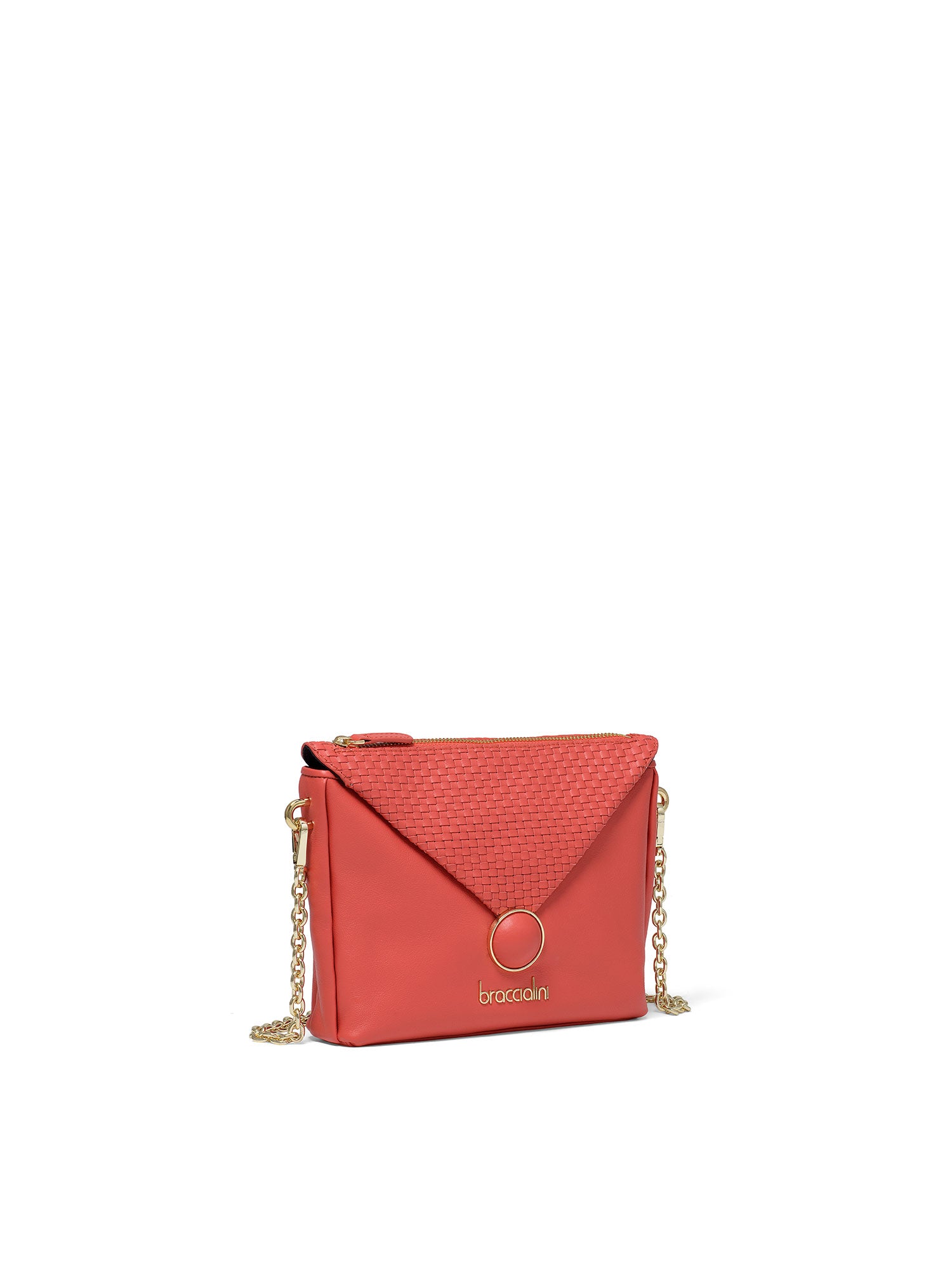 Solara Elite Borsa a tracolla donna Vera pelle B17206-ROSSO Braccialini