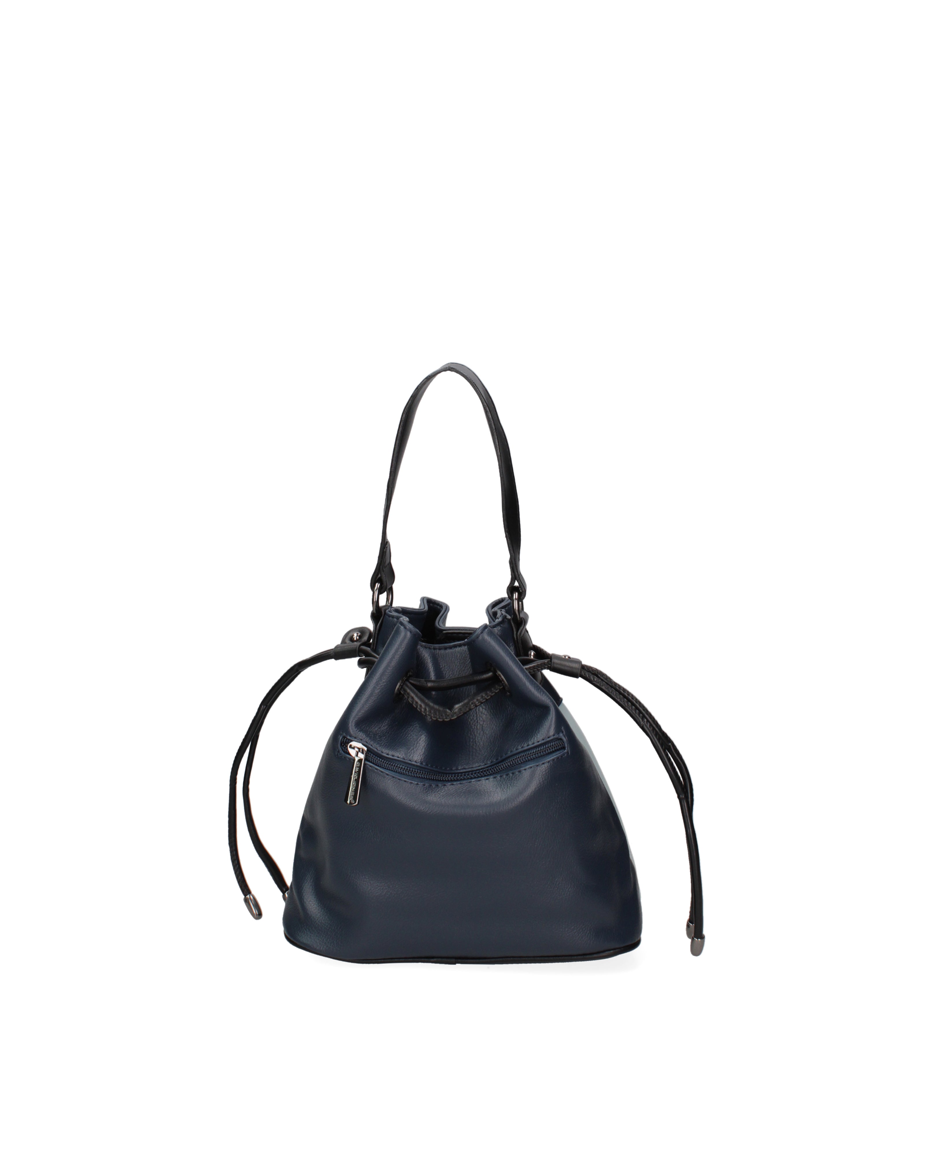 Borsa a secchiello da donna Ecopelle F6714-3-L. BLUE - BLUE David Jones