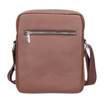 Borsa a tracolla uomo Pelle PU vegana PCL3025-LIGHT BROWN Northampton Polo Club