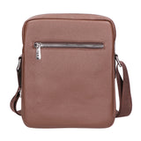 Borsa a tracolla uomo Pelle PU vegana PCL3025-LIGHT BROWN Northampton Polo Club