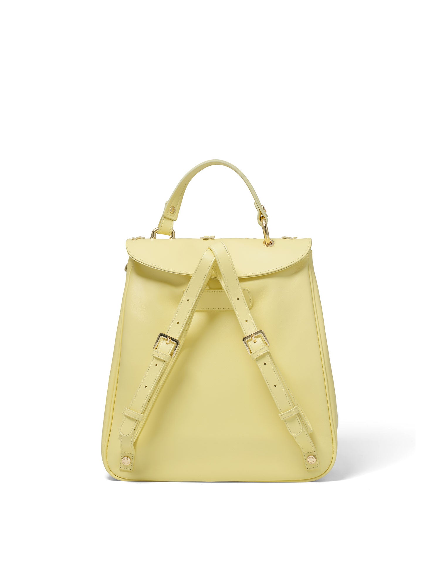 Zeffira Elite B17244-GIALLO Zaino da donna in vera pelle Braccialini