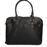 Valora Borsa da lavoro unisex Ecopelle e poliestere 3403-2-BLACK Diana&co