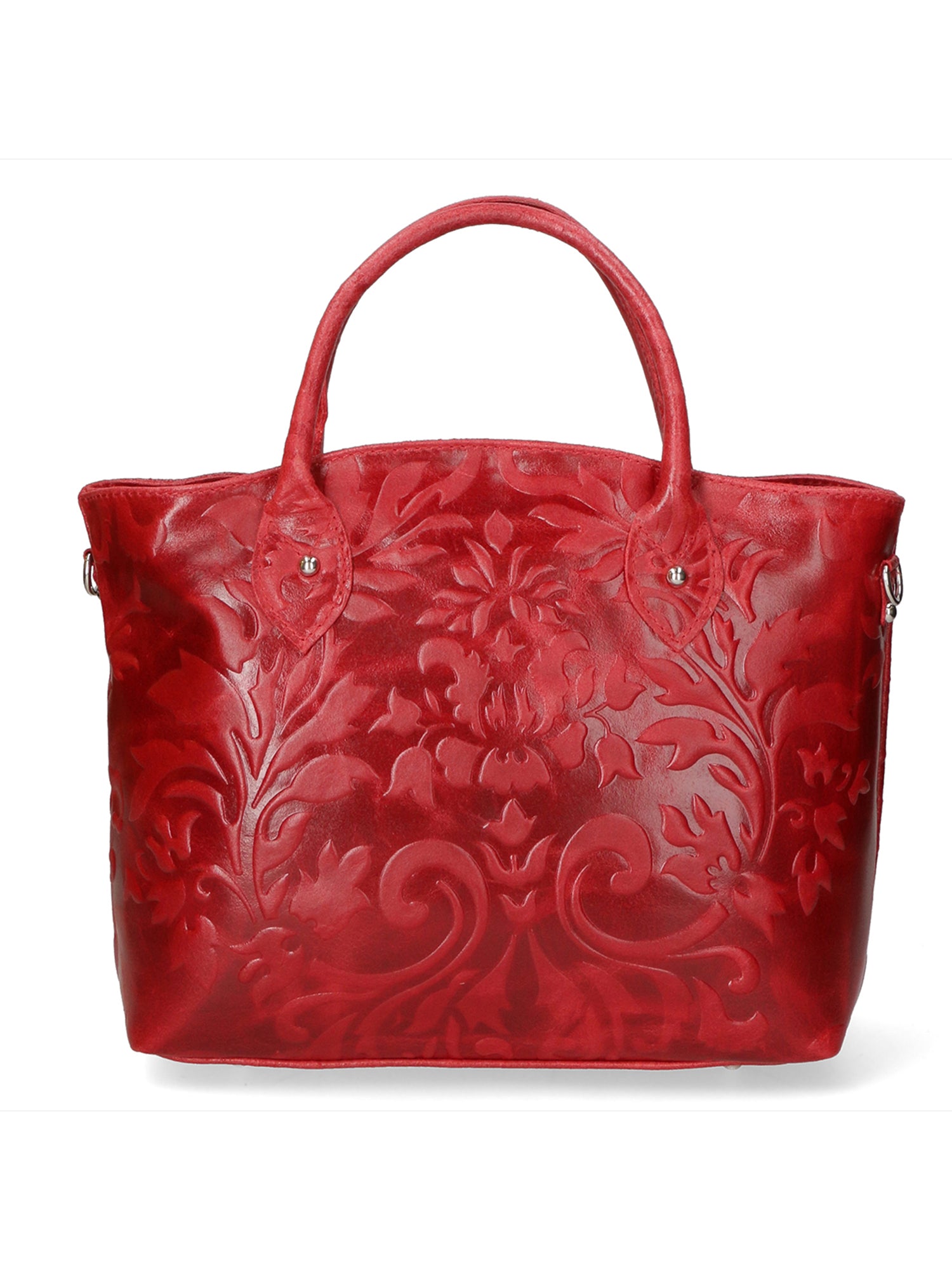 Enza Borsa a mano da donna Vera pelle 8007023FBG-023 ROSSO Gave Lux