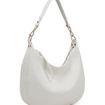 Borsa a spalla da donna 100% pelle vegana PU 715-1PT-WHITE Diana&co