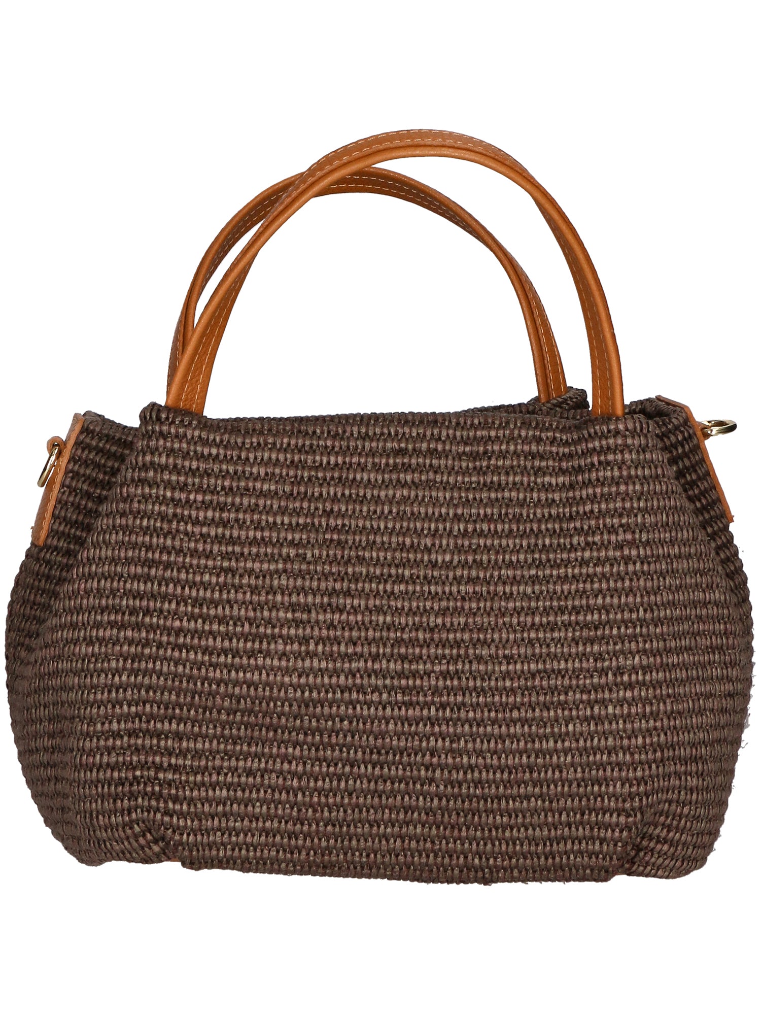 Allegra Borsa a mano da donna Pelle e Paglia 05116-572 MORO CUOIO S44 Gave Lux
