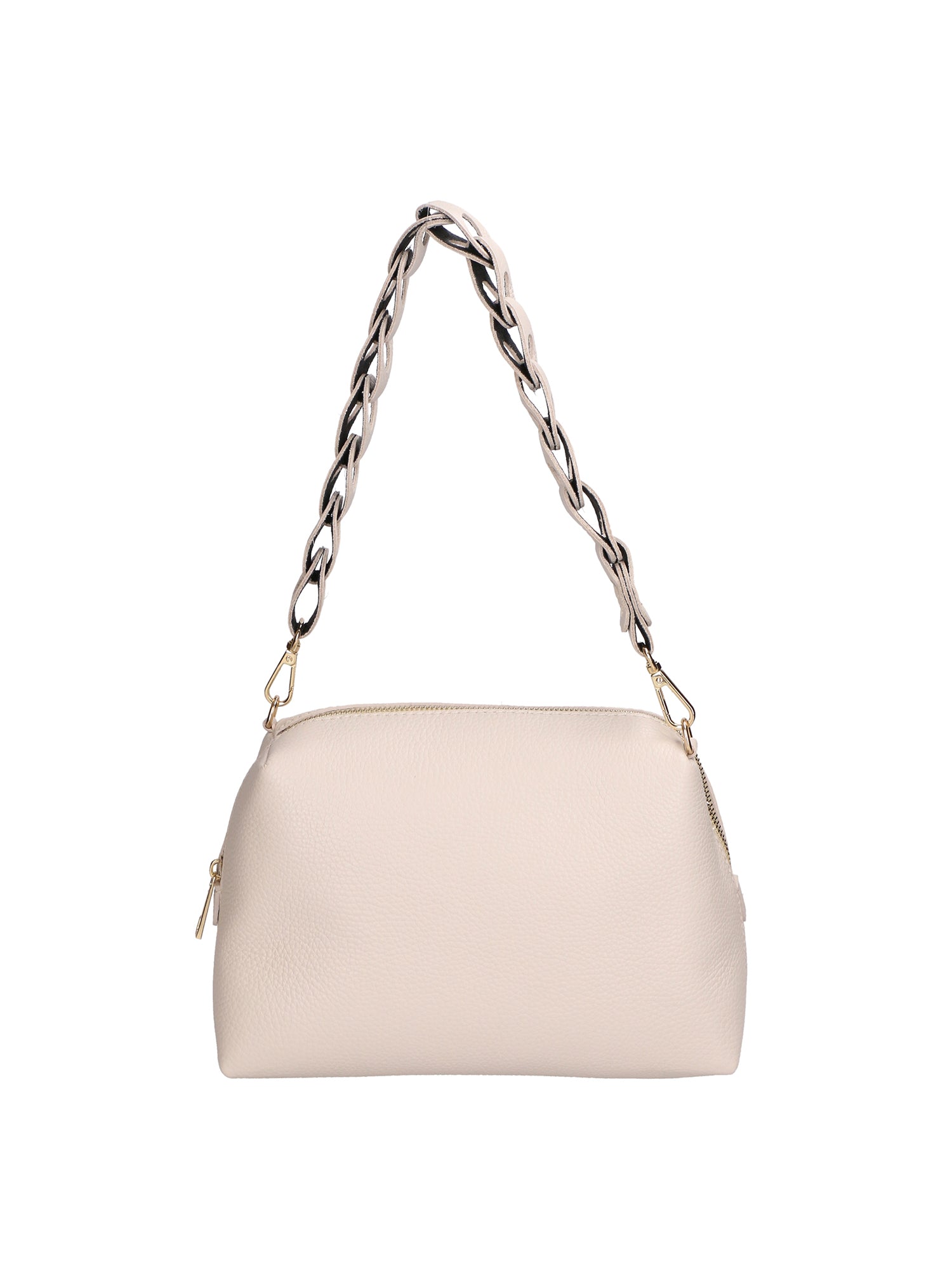 Livia Borsa a spalla da donna Vera pelle 06443-LATTE Gave Lux