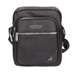 Borsa a tracolla uomo Pelle PU vegana PCL3025-BLACK Northampton Polo Club