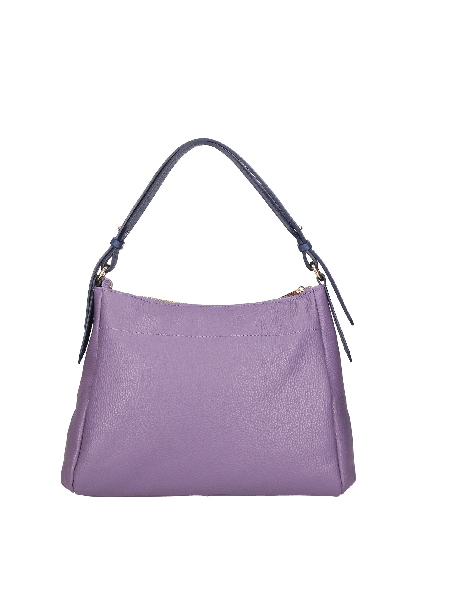 Vladimira Borsa a spalla da donna Vera pelle 06675-D87 VIOLET + D24 BLU Gave Lux