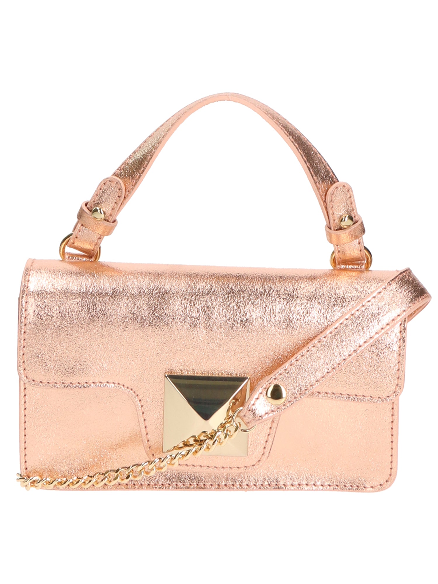 Hellen Borsa a mano da donna Vera pelle 06010-L012 ROSA Gave Lux