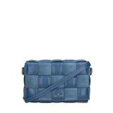 Aranea Borsa a tracolla donna Vera pelle R6080B-D43 BLU PAVONE Chiara Ferretti
