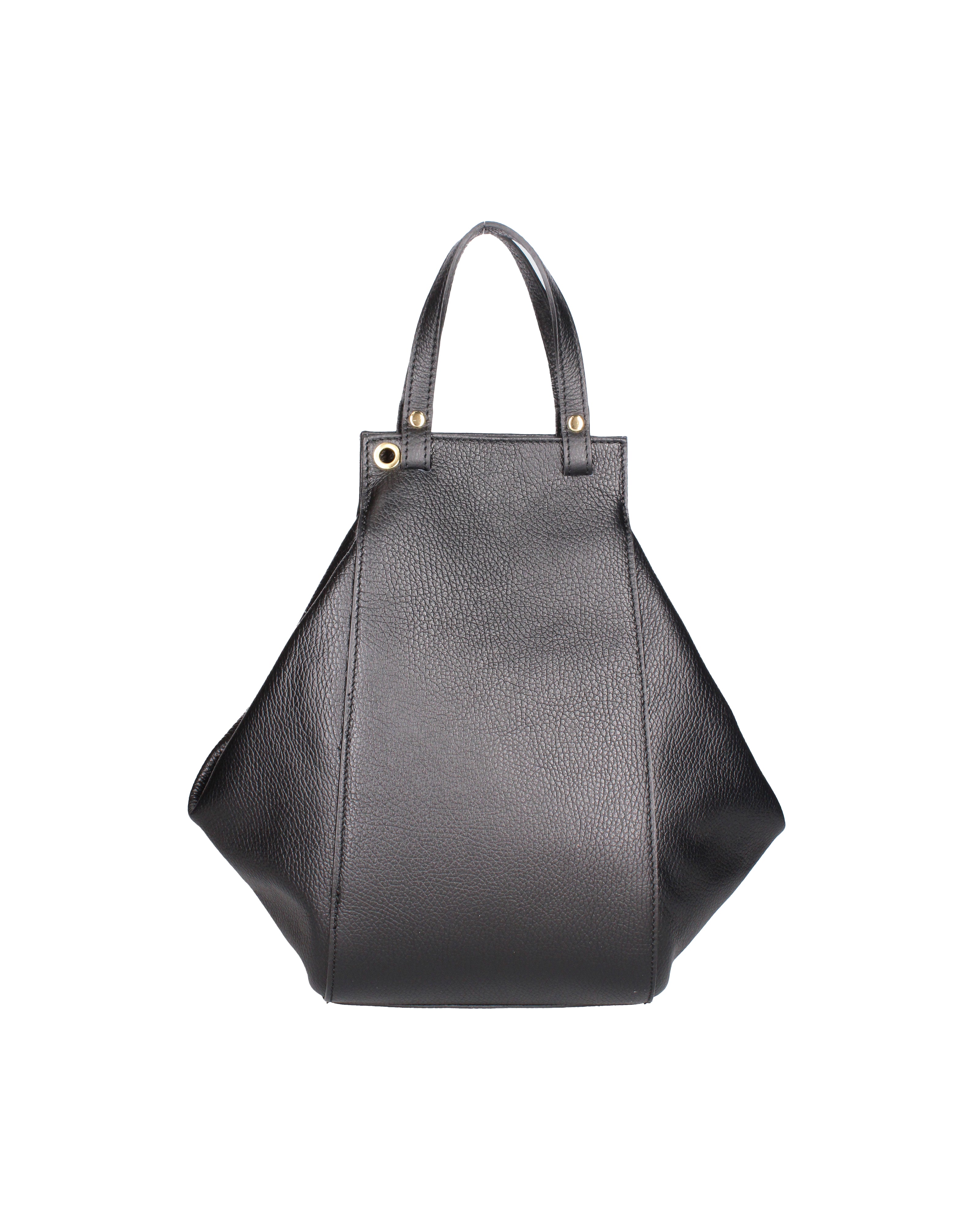 Lindsey Borsa a mano da donna 100% vera pelle 07162-D28 NERO Viola Castellani