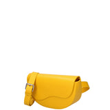 Marsupio da donna in vera pelle Made in Italy 07218-D04 GIALLO Roberta Rossi
