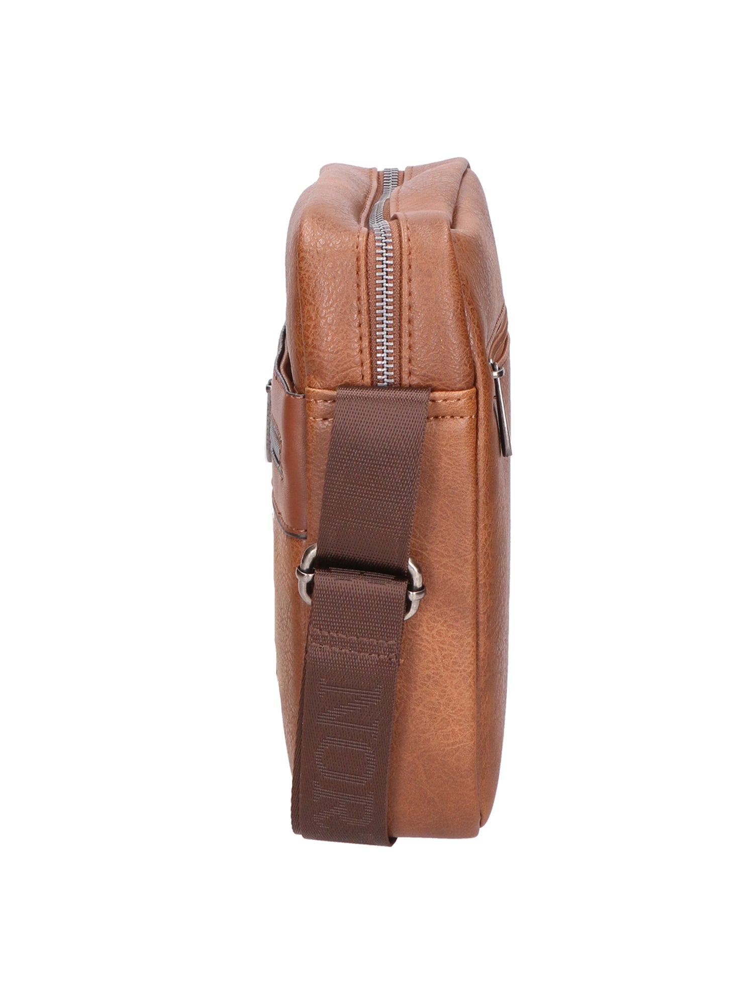 Borsa a tracolla uomo 100% pelle PU PCL3009-BROWN Northampton Polo Club