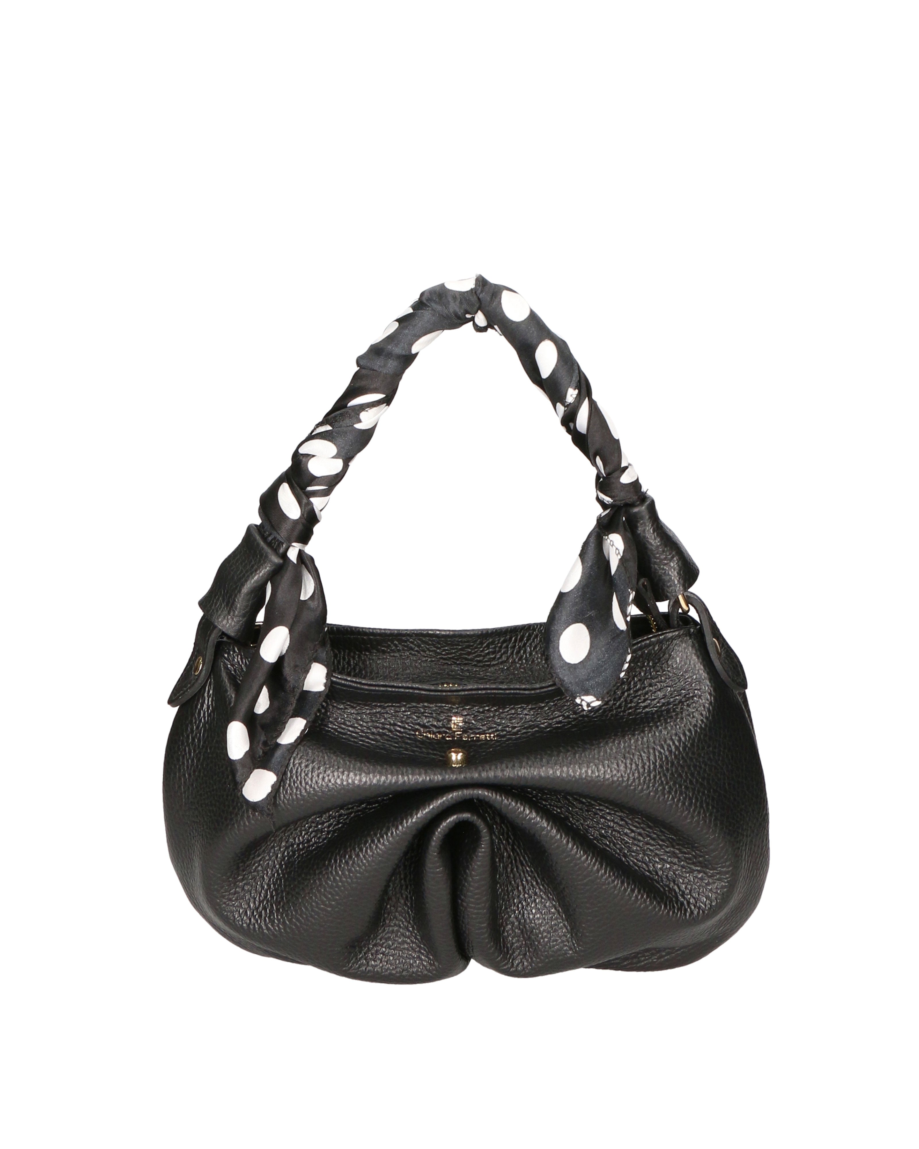 Elowen Nova Borsa a mano da donna Vera pelle 03712-D28 NERO Chiara Ferretti