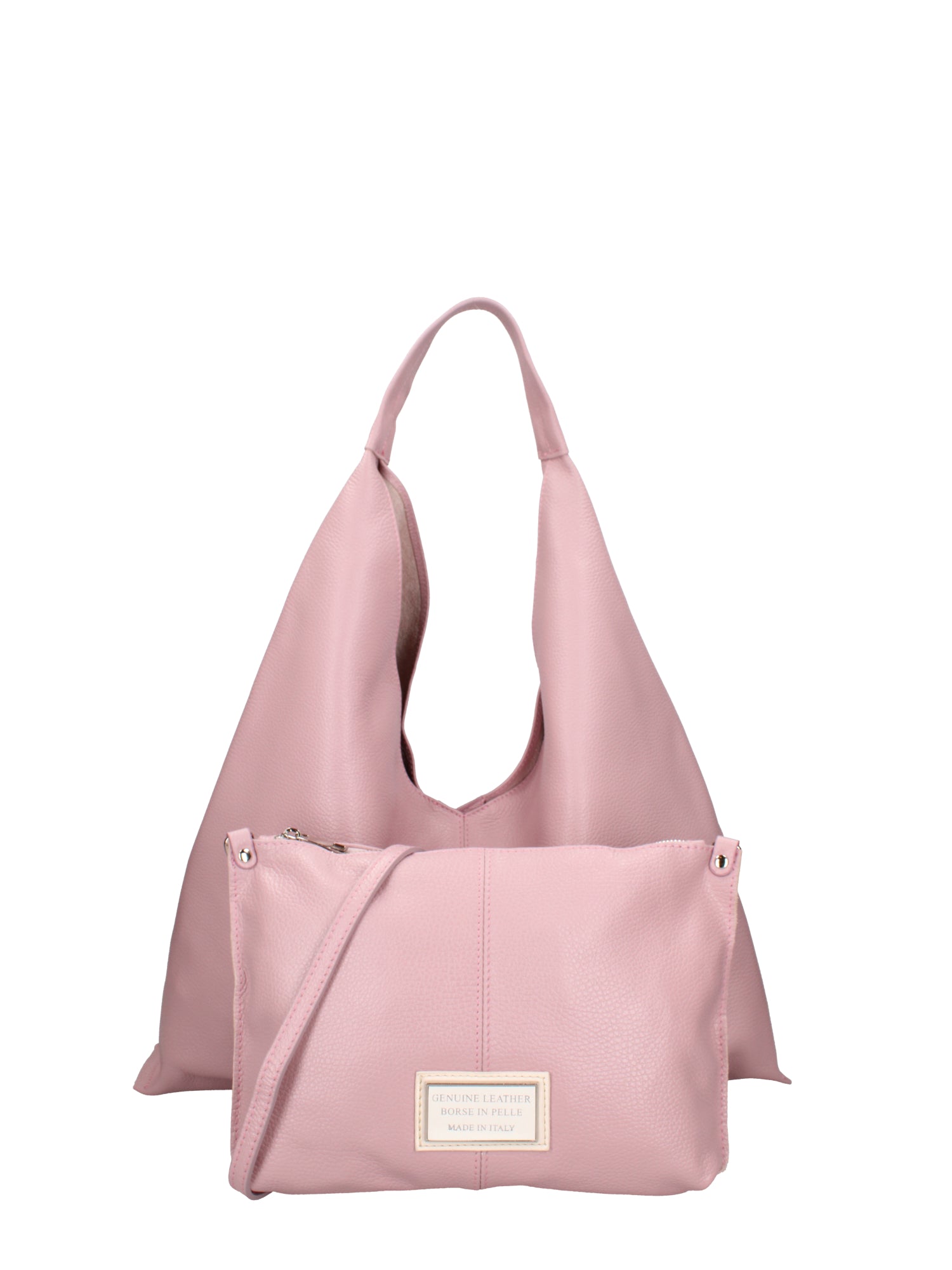 Borsa a mano da donna 100% vera pelle 07209-D56 PINK Roberta Rossi