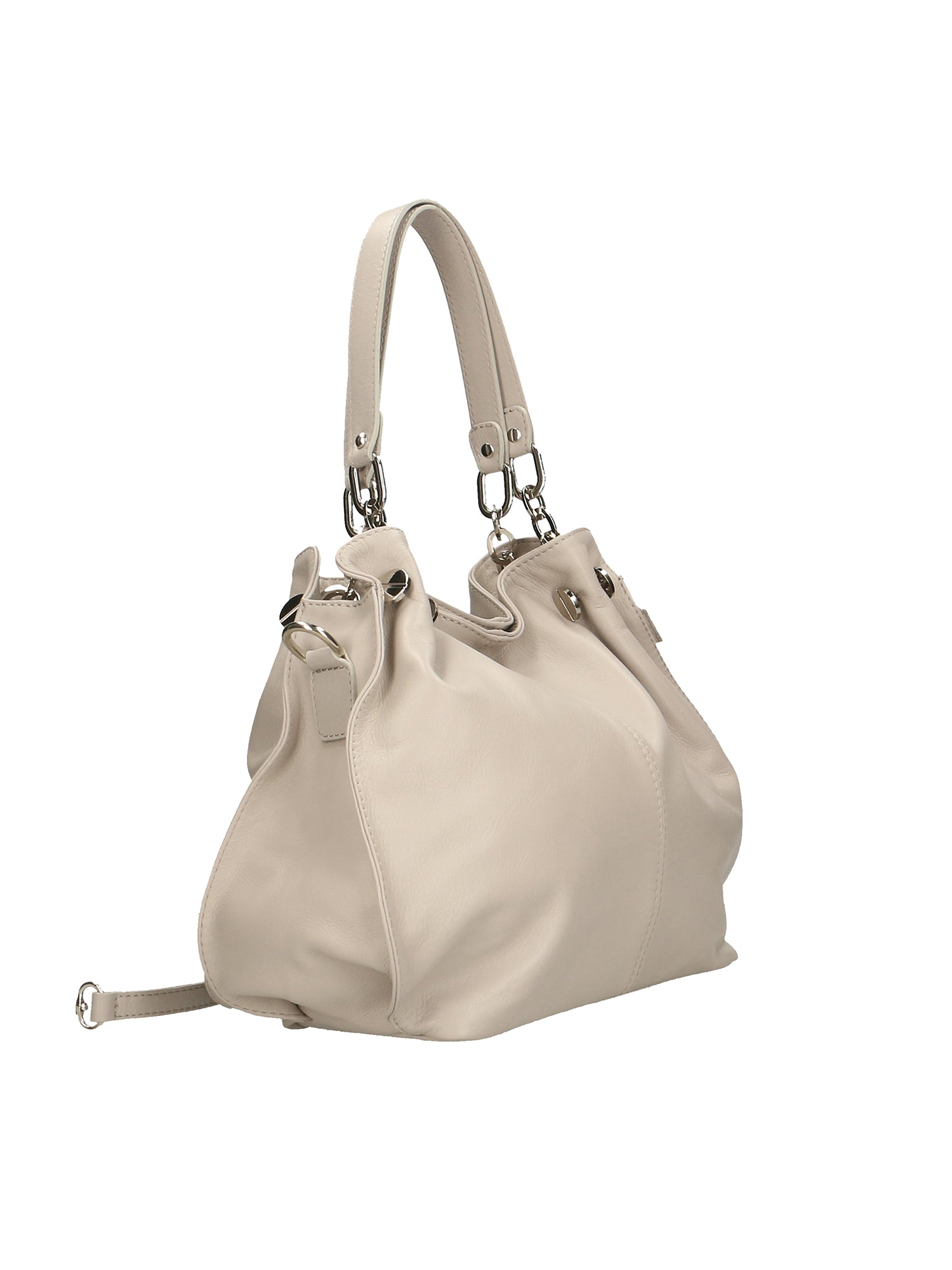Ereba Borsa a mano da donna Made in Italy 100% pelle 3305-S86 GRIGIO Gave Lux
