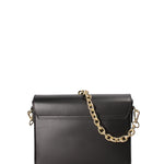 Borsa a tracolla da donna Vera pelle JR-W-1053-BLACK-GOLD John Richmond