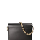 Borsa a tracolla da donna Vera pelle JR-W-1053-BLACK-GOLD John Richmond