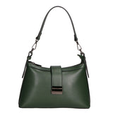 Aurelia Borsa a spalla da donna Vera pelle 05694-PL14 VERDE Gave Lux