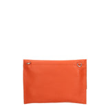 Zaffiro 189728-ARANCIO Pochette da donna in vera pelle Gave Lux