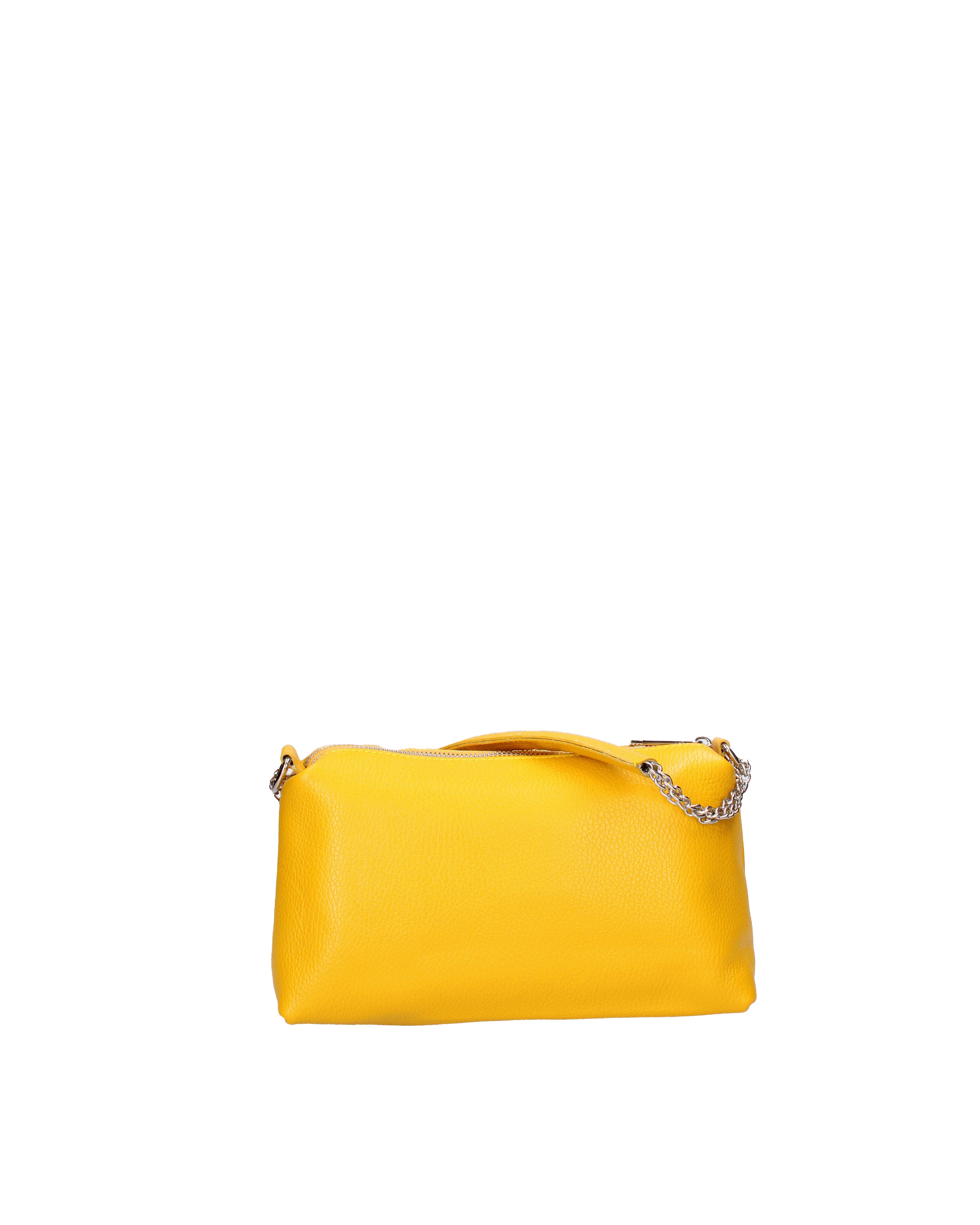 Borsa a spalla da donna Vera pelle 07141-D04 GIALLO Viola Castellani