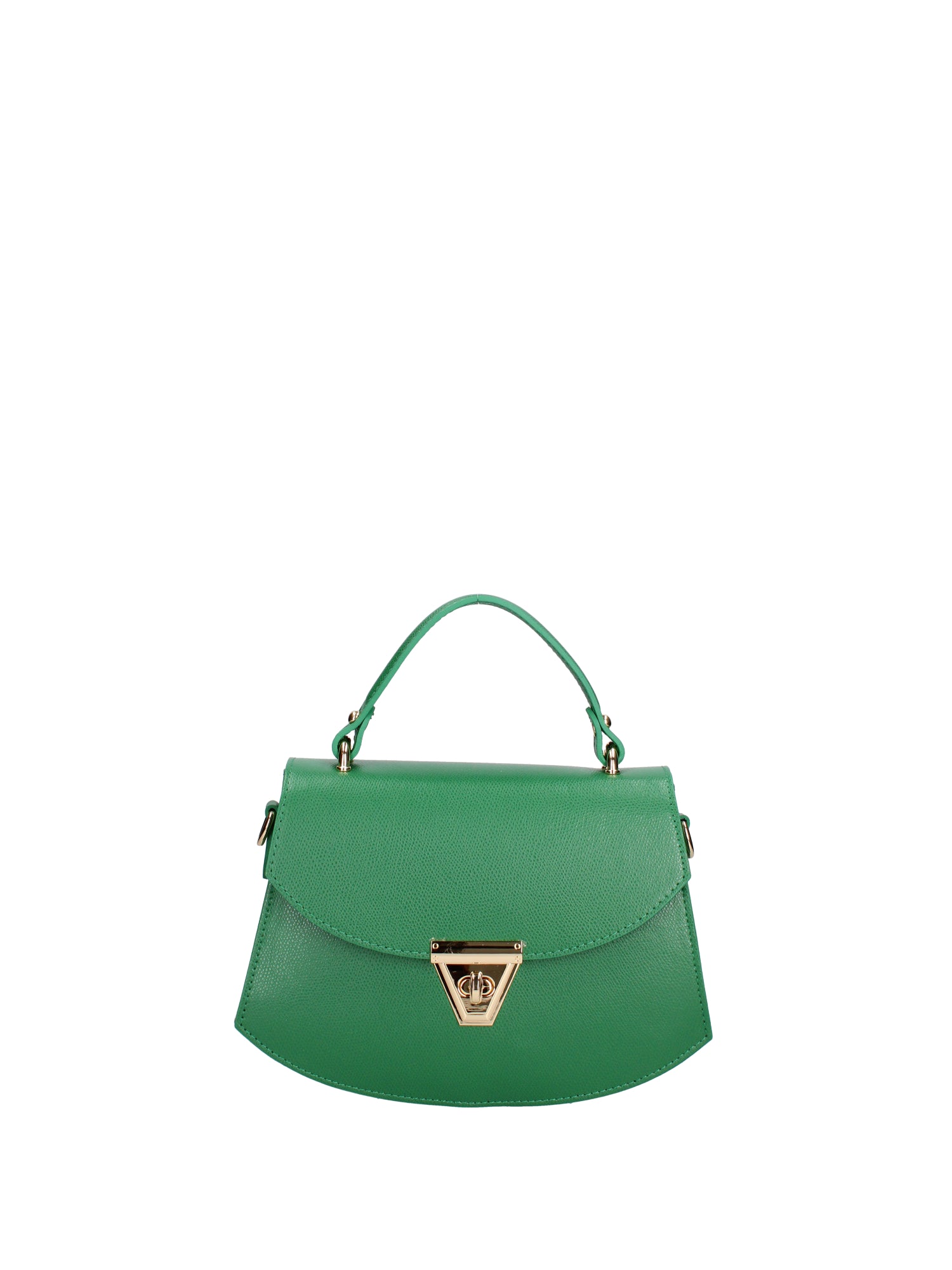 Borsa a mano da donna 100% vera pelle 07202-P 622 VERDE Roberta Rossi