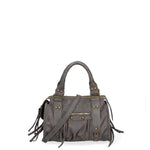 Erisia Borsa a spalla da donna Vera pelle 06091-018 GRIGIO MEDIO Gave Lux