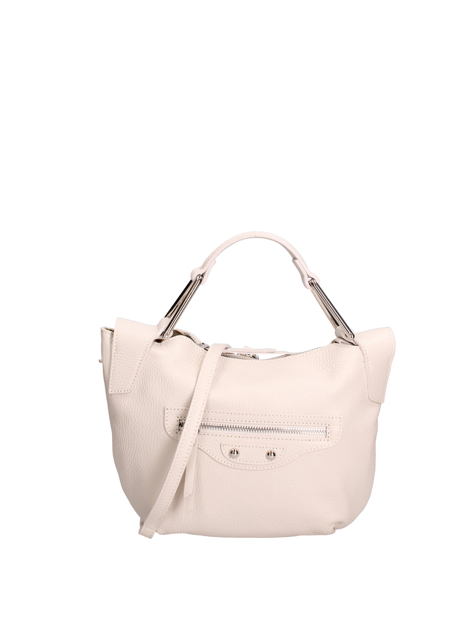 Borsa a mano da donna Vera pelle 07236-D37 LATTE Roberta Rossi