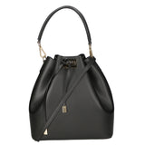 Erina Borsa a mano da donna Vera pelle 8073-P218 NERO Gave Lux