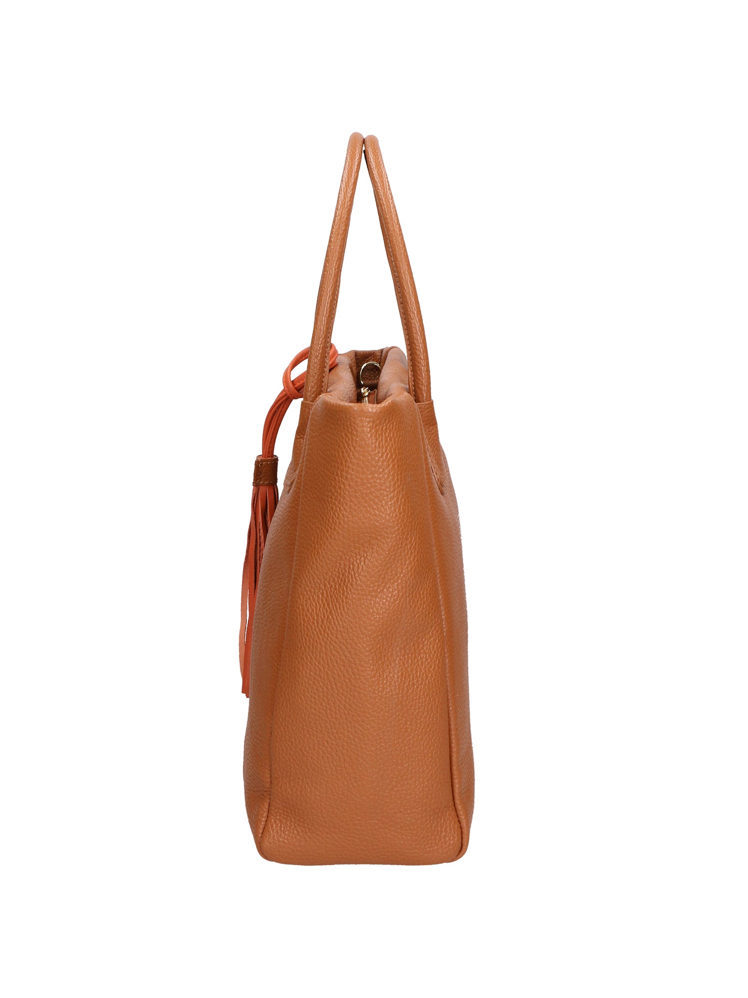Verdiana Borsa a mano da donna Vera Pelle 06505-D17 CUOIO SCURO Gave Lux