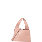 Borsa a mano da donna Vera pelle effetto cocco 07220-C68 ROSA Roberta Rossi