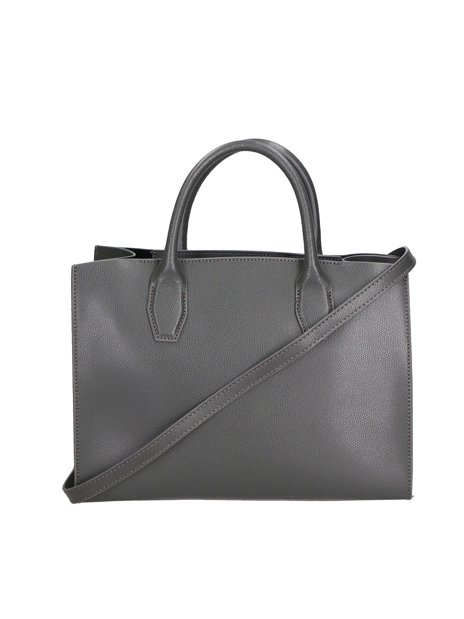 Lodovica Borsa a mano da donna Vera pelle 06544GRIGIO SCURO Gave Lux